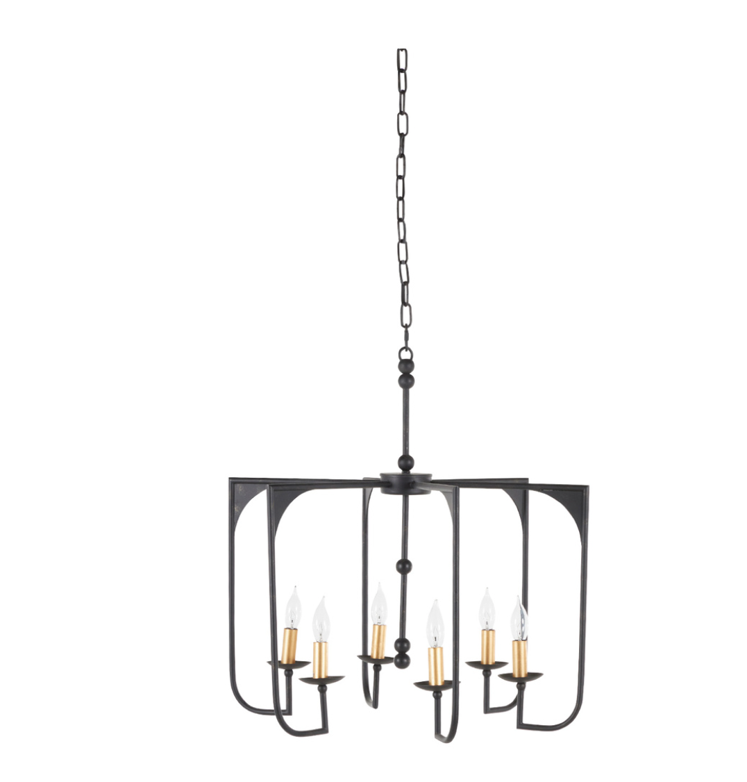 Ziyi Large Chandelier – Elegant Eight-Light Design with